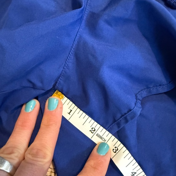 Nike Women's Dri-Fit Blue Running Shorts Stretch Waist Drawstring Large - Picture 7 of 7